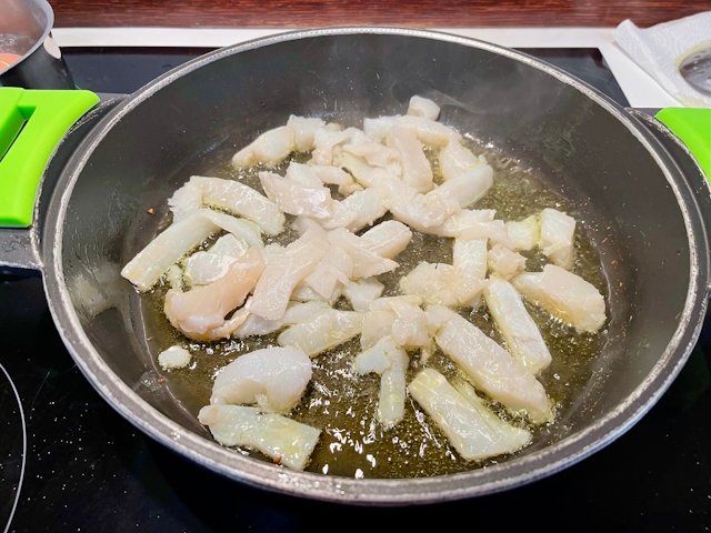 Alubias con Acelgas y Bacalao