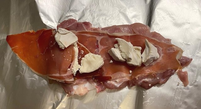 Contramuslos de Pollo Rellenos de Jamón Serrano y Queso de Cabra