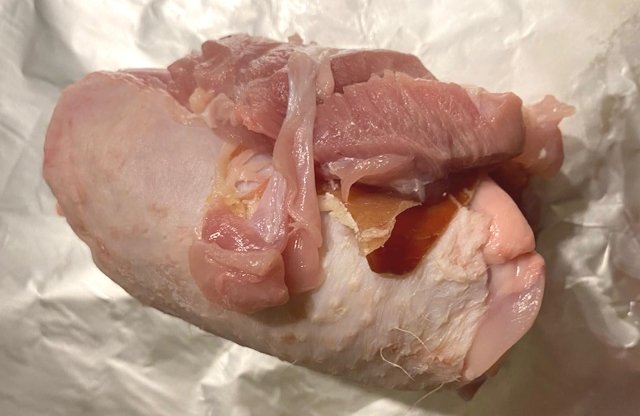 Contramuslos de Pollo Rellenos de Jamón Serrano y Queso de Cabra