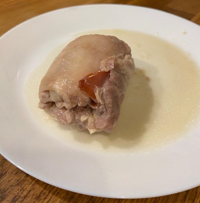 Contramuslos de Pollo Rellenos de Jamón Serrano y Queso de Cabra