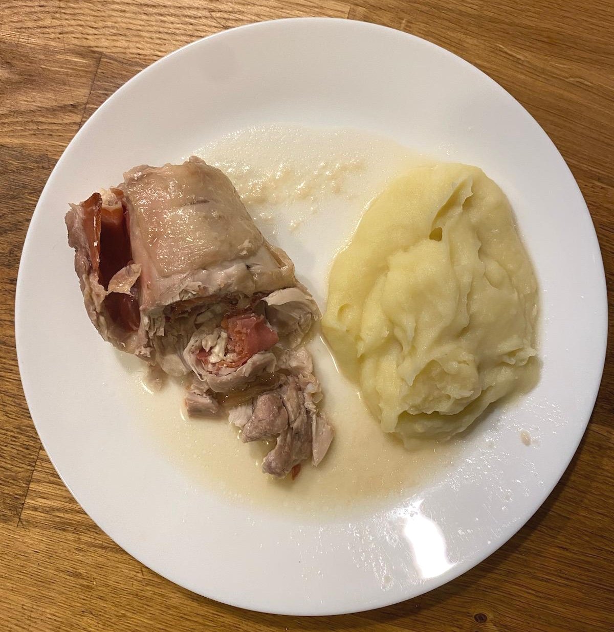 Contramuslos de Pollo Rellenos de Jamón Serrano y Queso de Cabra