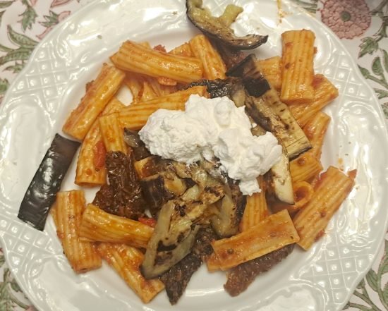 Rigatoni a la Norma