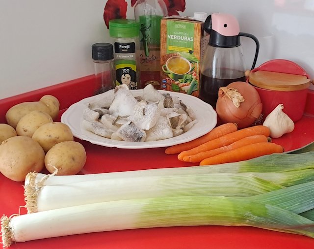 Porrusalda de Bacalao en Cococtte