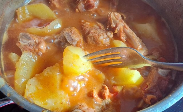 Costillas con patatas