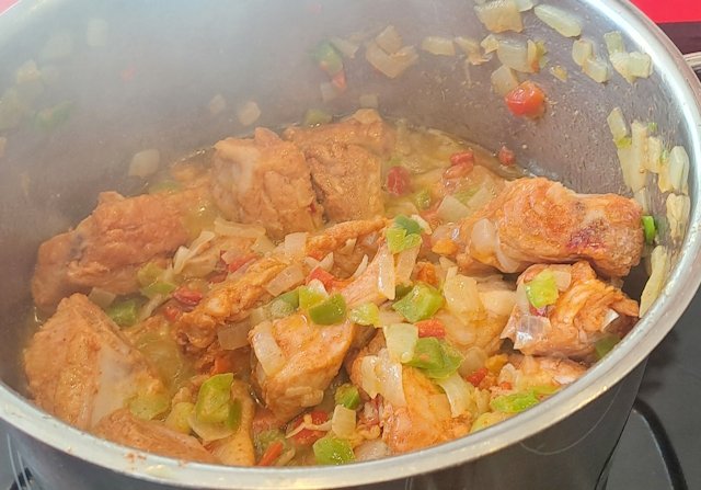 Costillas Verduras