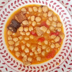 Garbanzos a la riojana