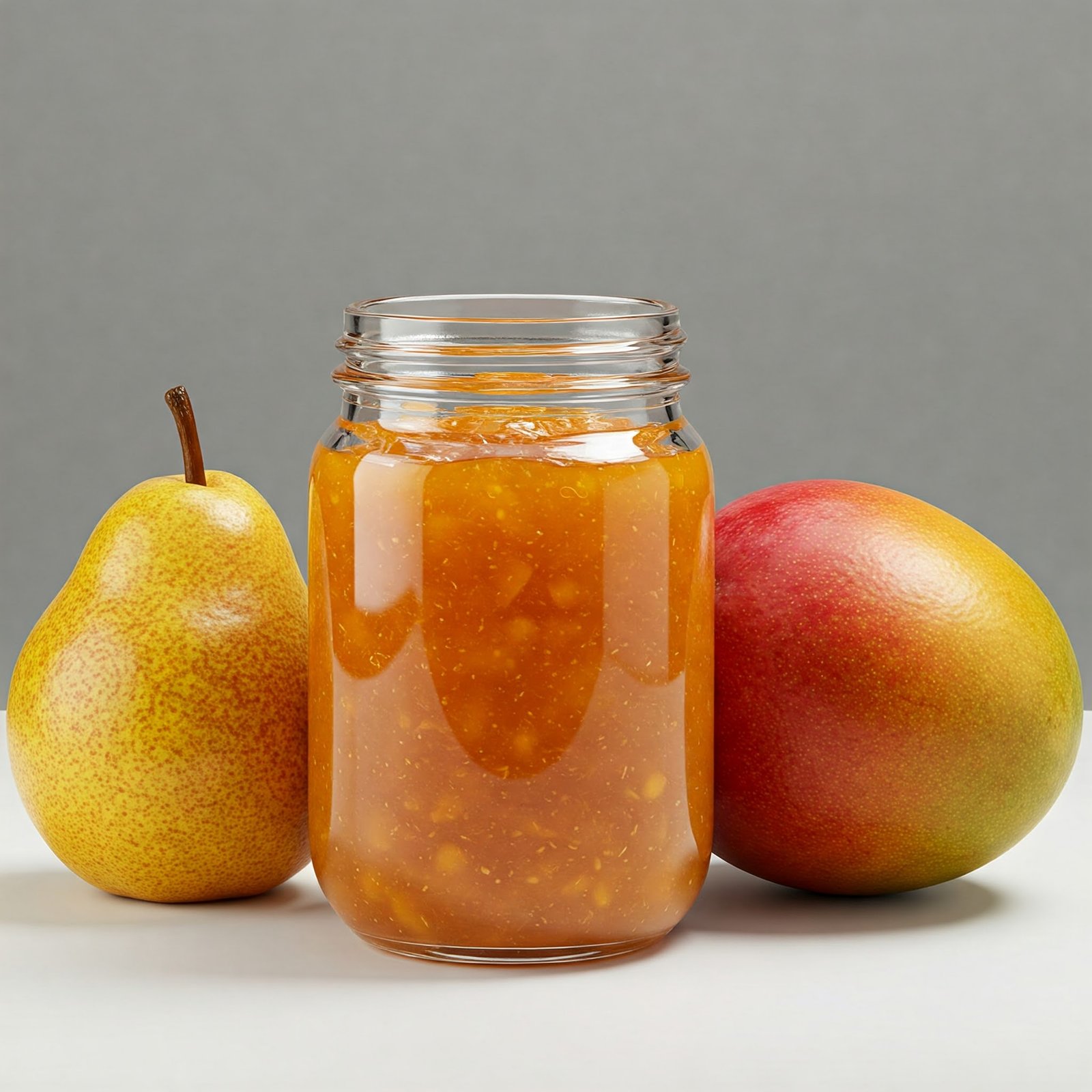 Mermelada de pera, manzana y pomelo