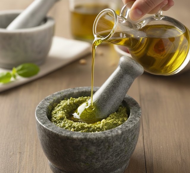 Mortero pesto