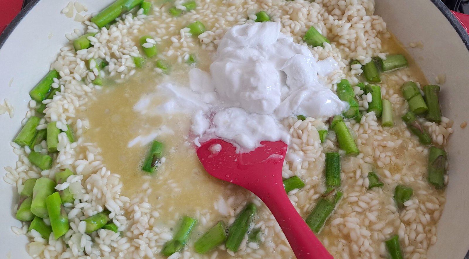 Risotto de Espárragos y Nueces