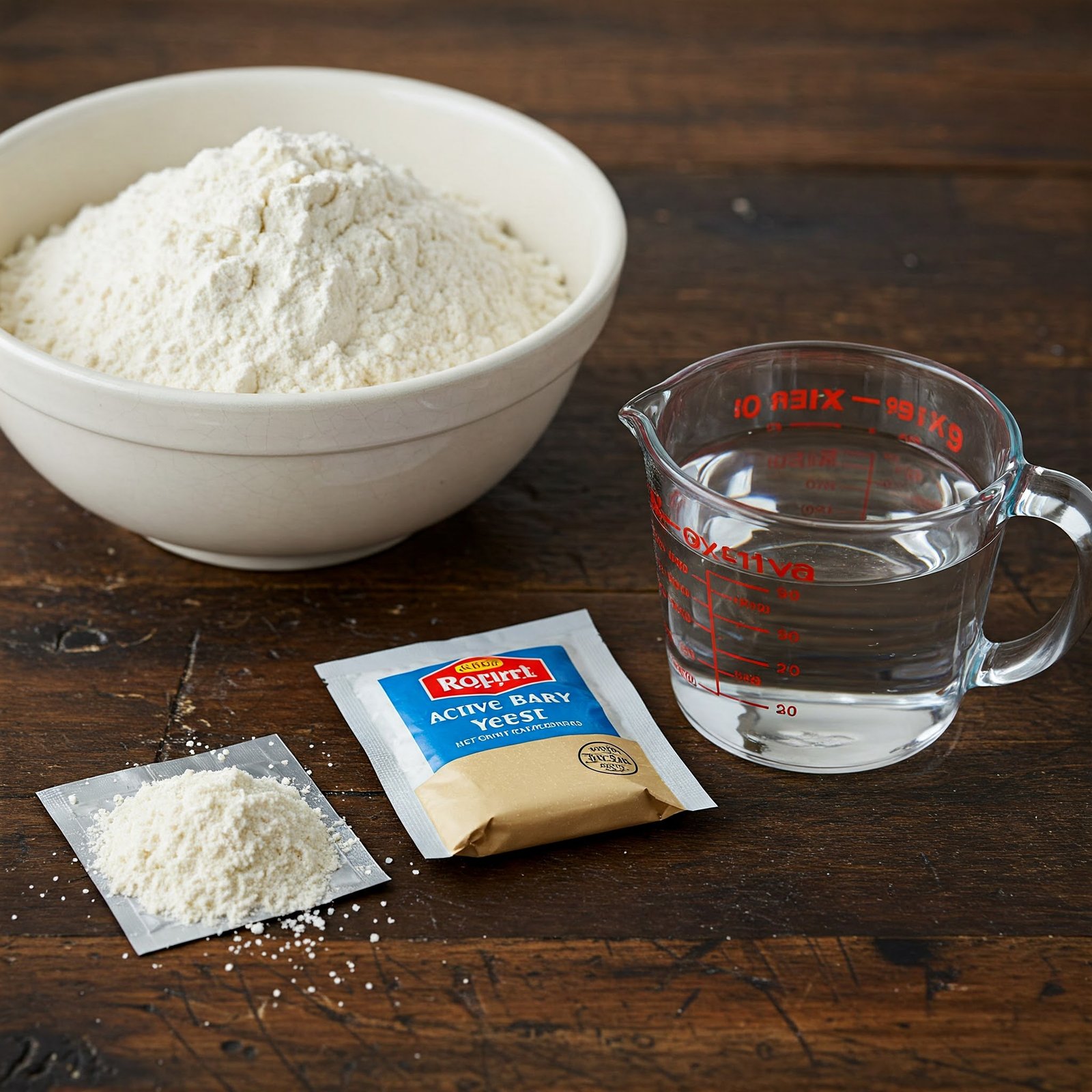 Mise en place Poolish