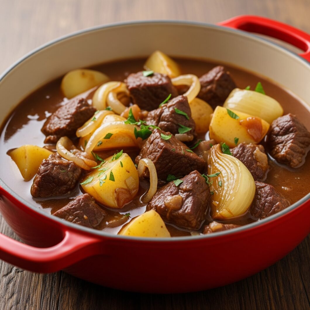 Estofado de Magro de Ternera al Vino Moriles