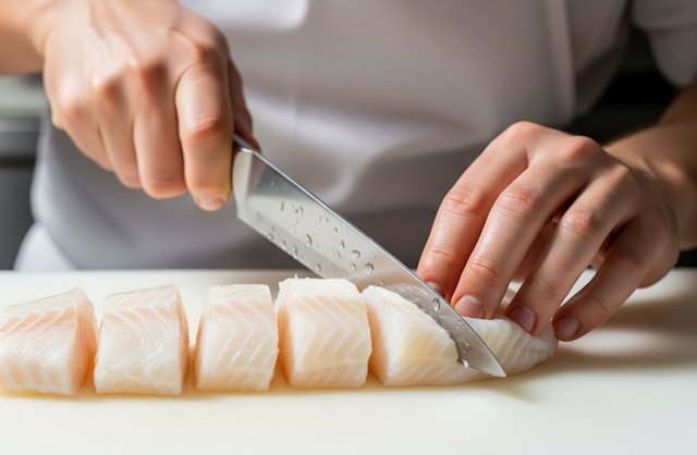 Trozos de bacalao