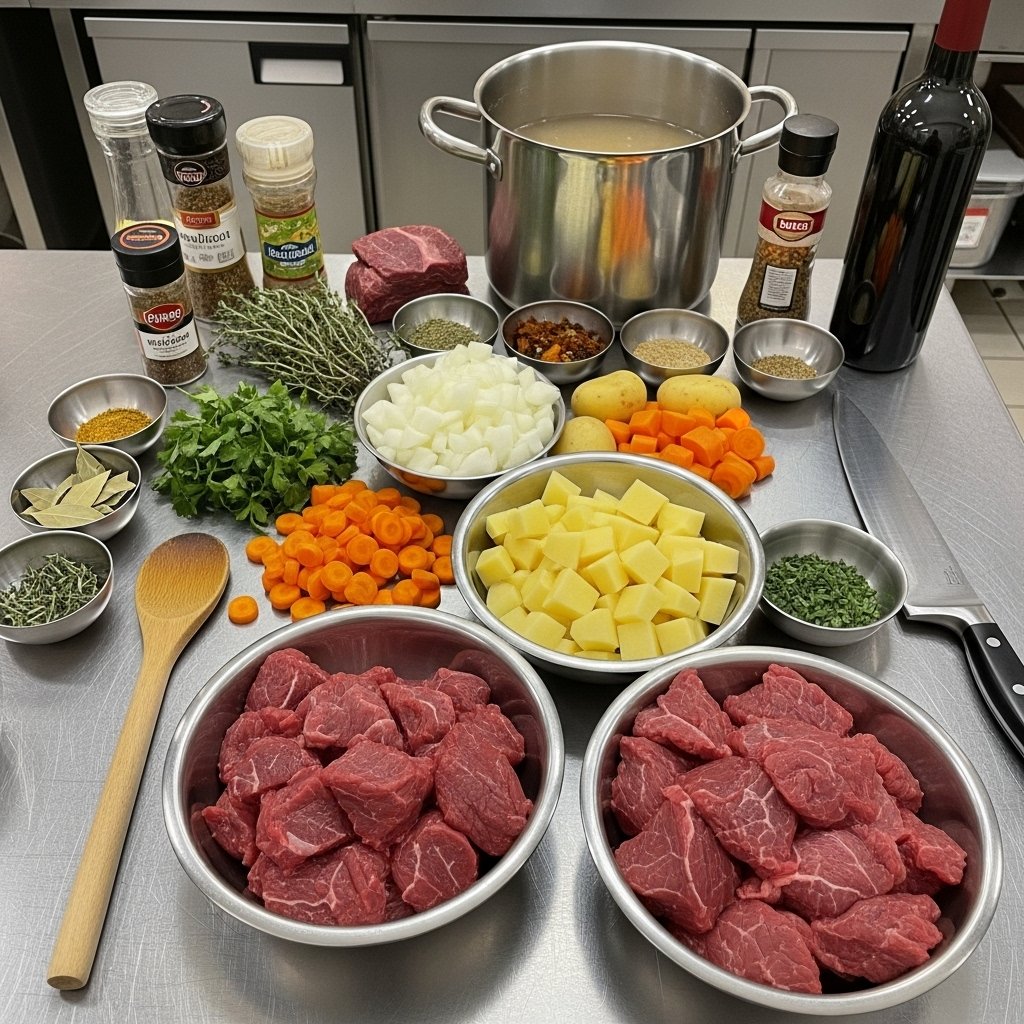 Receta Estofado de Magro de Ternera al Vino Moriles