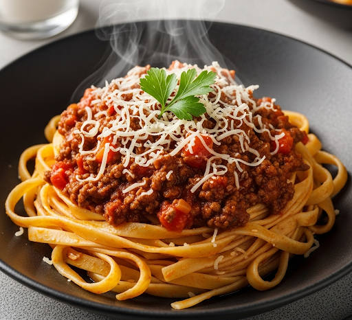 Receta de Fettuccine boloñesa