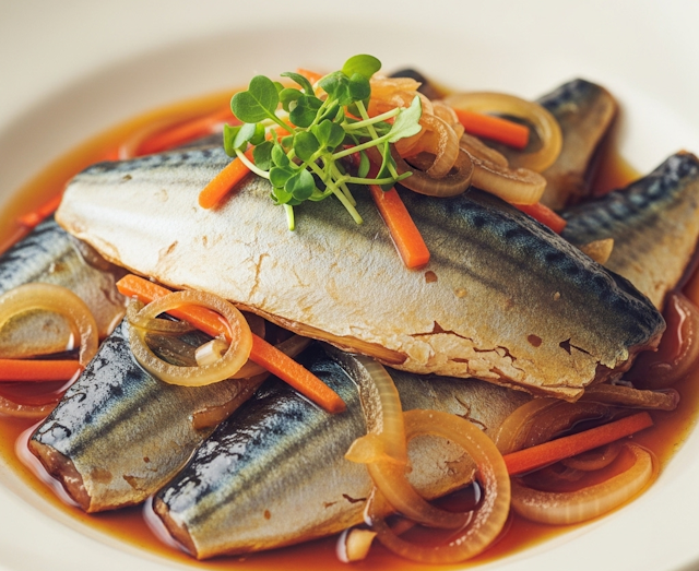Jurel en escabeche, una de la  13 recetas de Pescados Azules Cardiosaludables