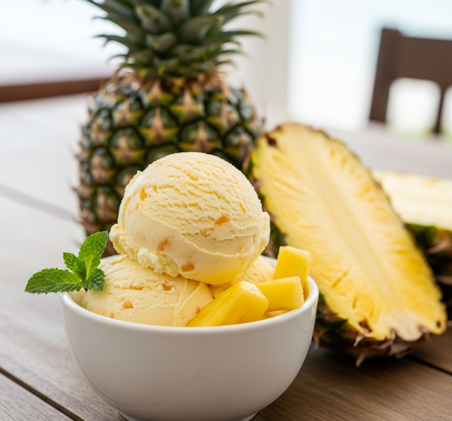 Variante de la receta de Postre de Piña