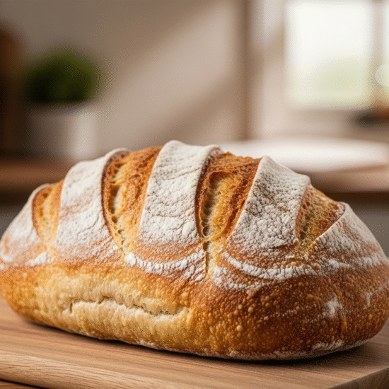 Receta Hogaza de Pan Blanco