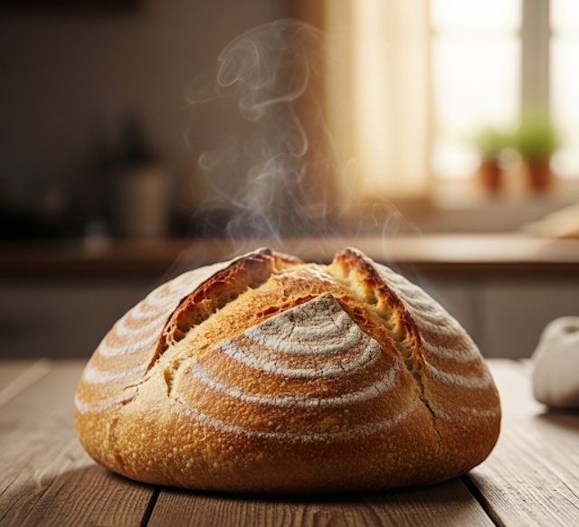 Receta Hogaza de Pan Blanco