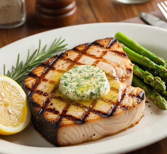 Pez espada e la plancha  una de la 13 recetas de Pescados Azules Cardiosaludables