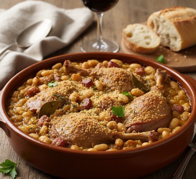 Receta Cassoulet Conejo