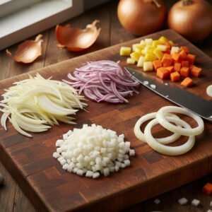 Tipos de Corte de las Cebollas