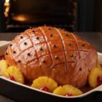 Receta de Jamón al Horno con Piña