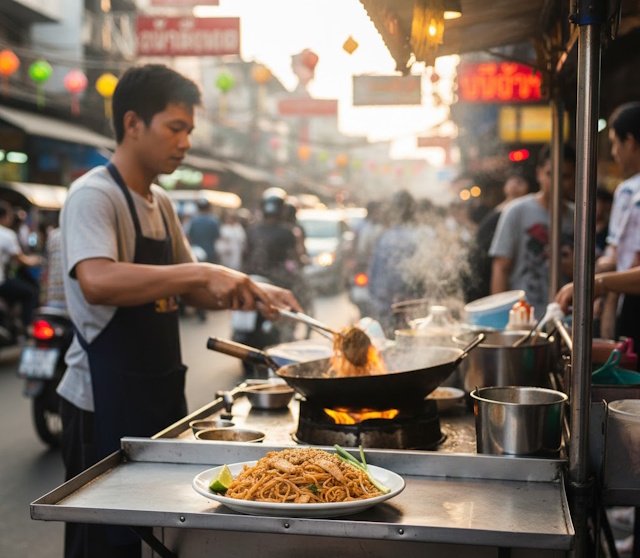 Receta de Pad Thai de Pollo