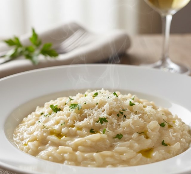 Risotto Ola, de la receta de Risotto de Confit de Pato