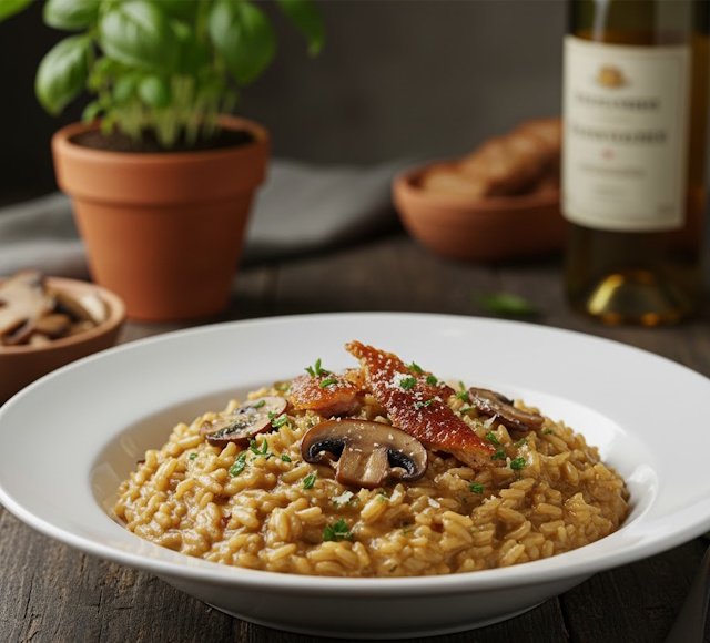 Receta de Risotto de Confit de Pato