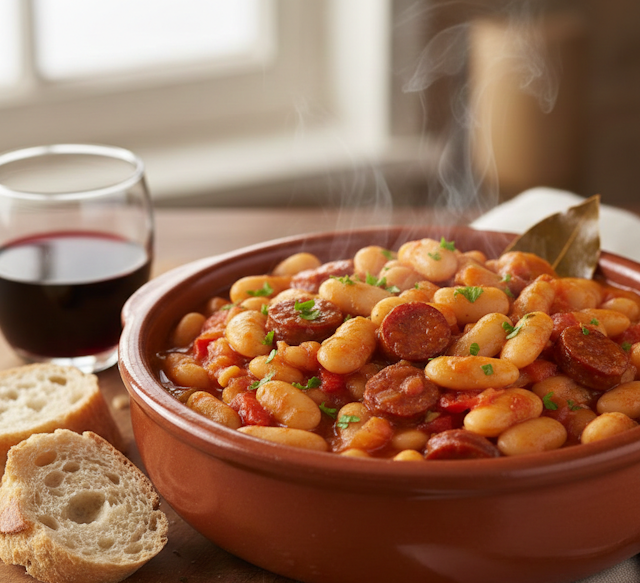 Receta de Alubias a la Riojana