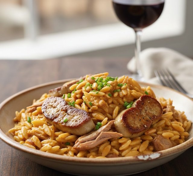 Receta de Falso Risotto de Pato y Foie