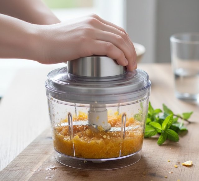 Naranja Triturada para hacer la receta de Bizcocho