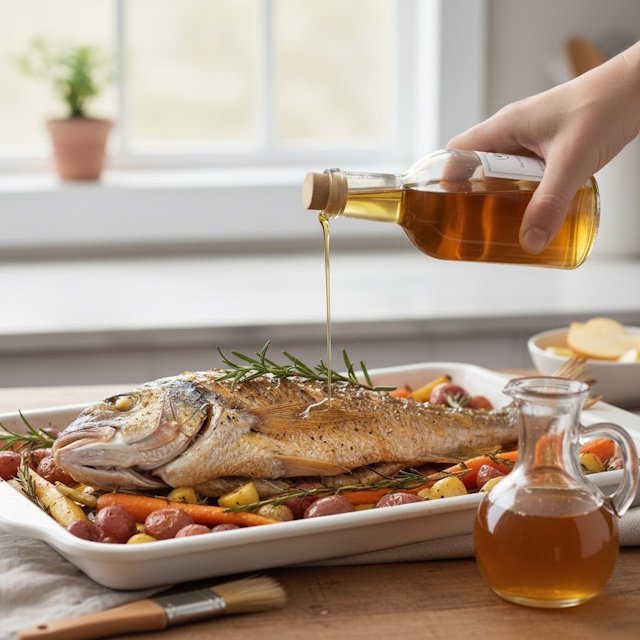 Pescado con la Receta de Vinagre de Sidra