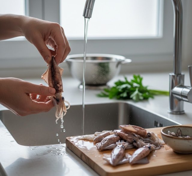 Receta de Chipirones Encebollados
