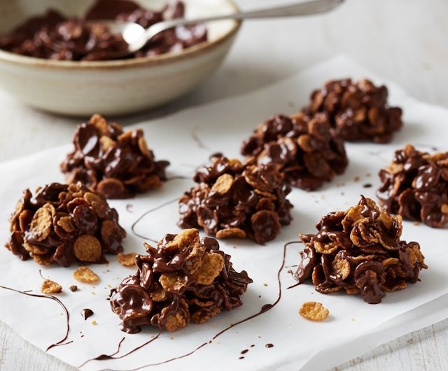 receta de rocas de chocolate