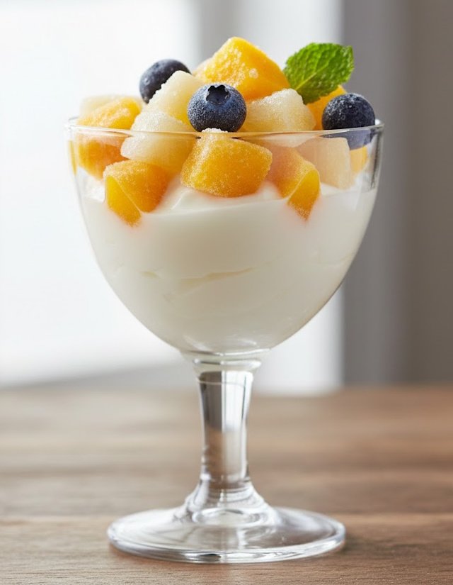 Yogurt con Piña y Mango