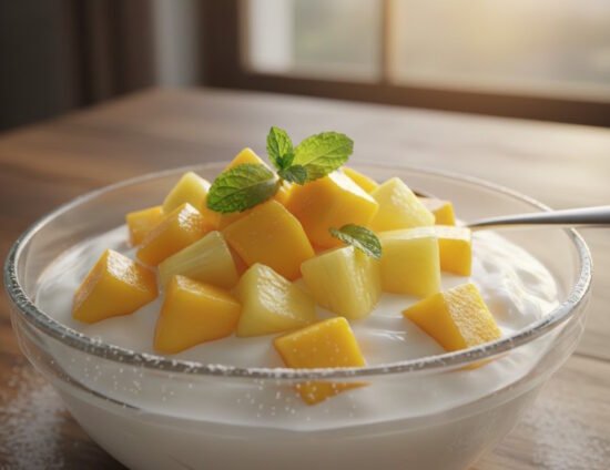 Yogurt con Piña y Mango
