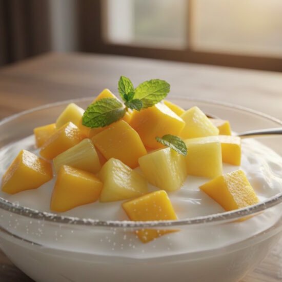 Yogurt con Piña y Mango