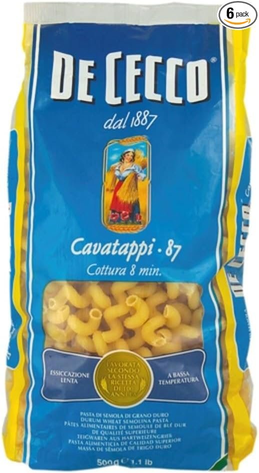 Cavatappi, para hacer una variante de la receta rigatoni con chorizo al horno