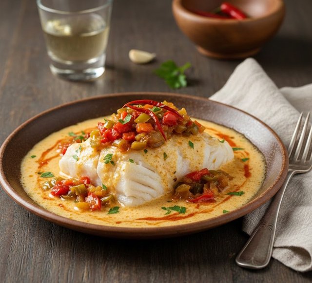 Receta Bacalao al Club Ranero