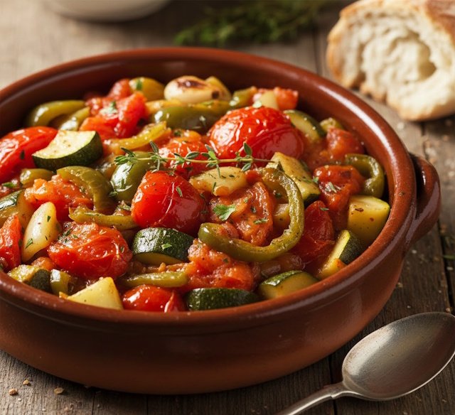 Pisto, Receta de Bacalao al Club Ranero