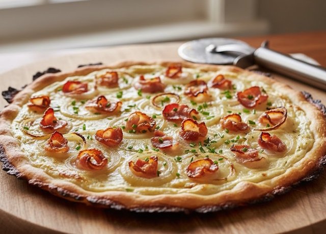 Receta de la Tarta Flambée