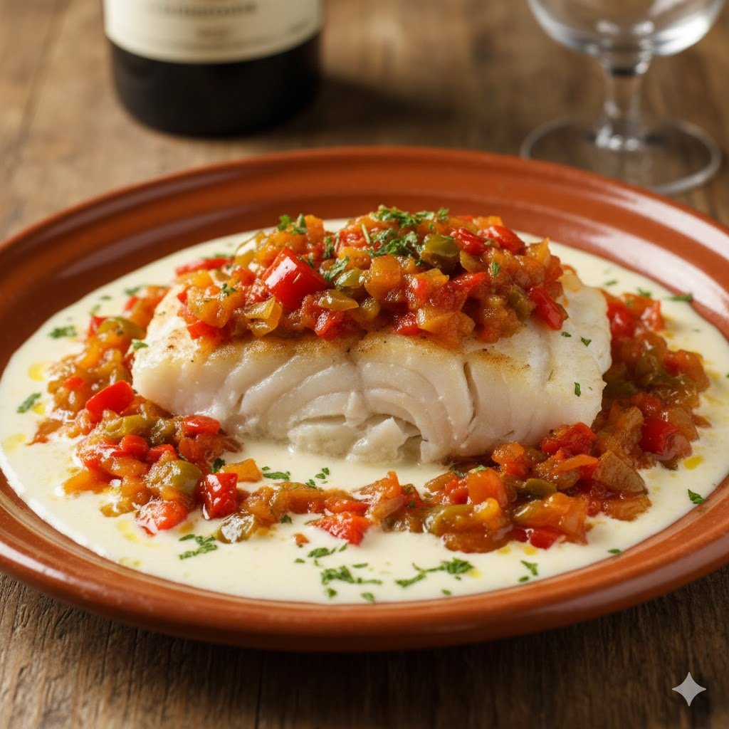 Receta Bacalao al Club Ranero