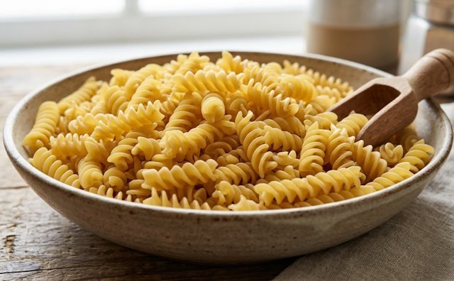 Fusilli, para hacer la variante de la receta de Pasta Trofie con Verduras y Nueces