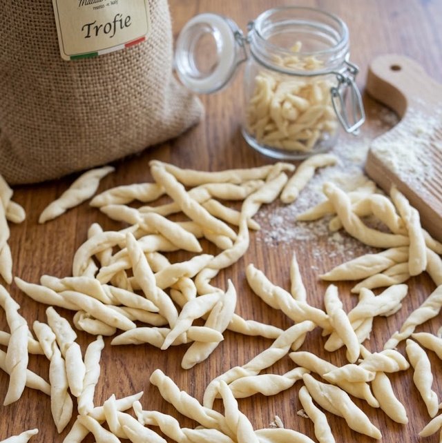 Trofie, para hacer la Receta de Trofie con Verduras y Nueces