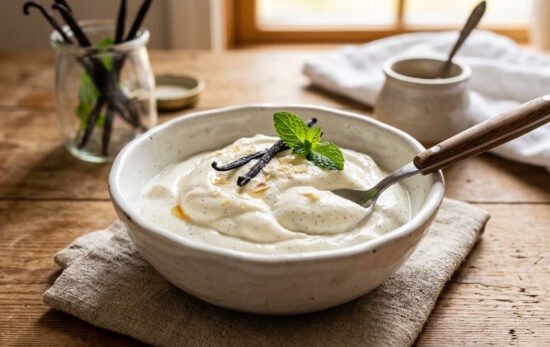 Receta de Yogur Casero con Sabor a Vainilla