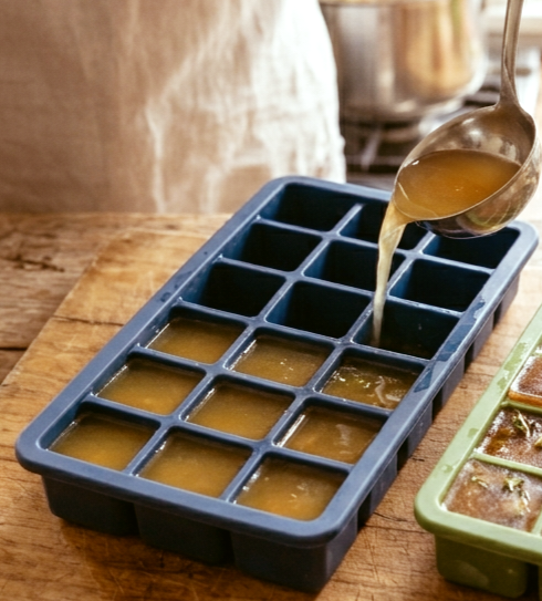 Preparando el Caldo para congelar