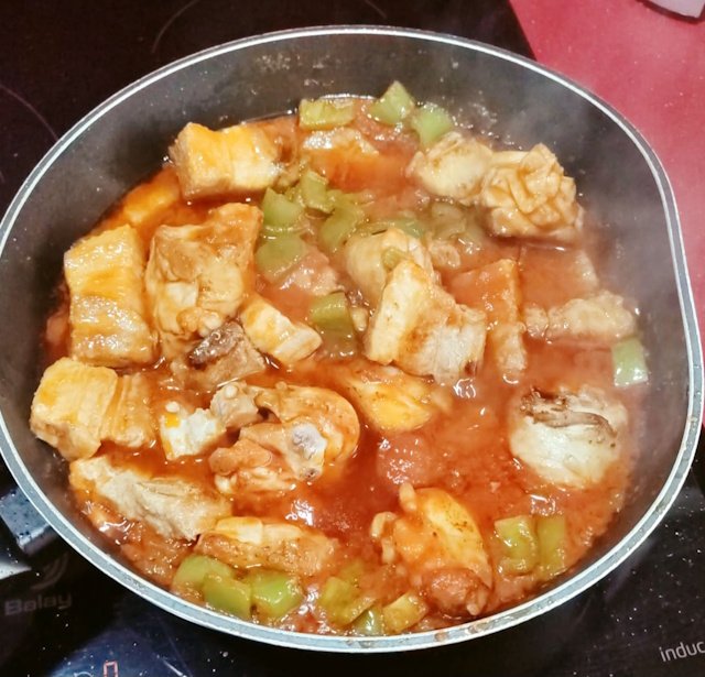 paella costillas y pollo