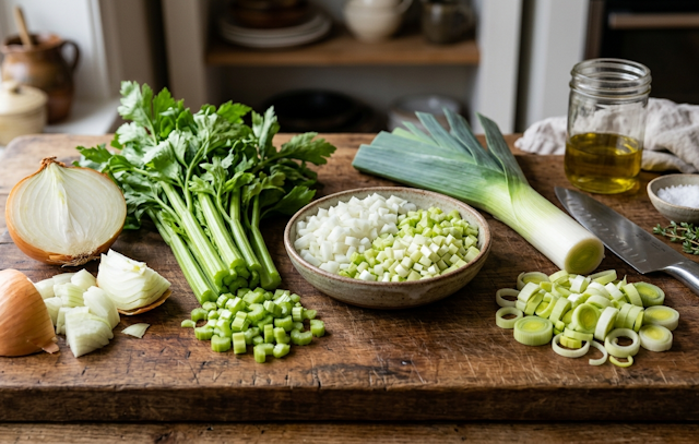 Vegetales, para hacer Caldo Base