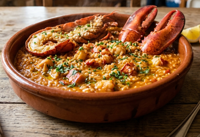Arroz meloso de bogavante